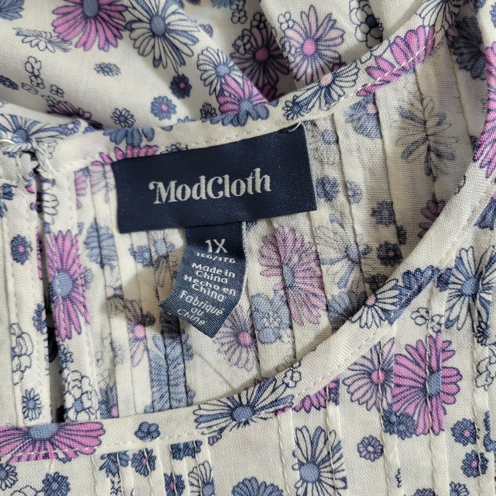 ModCloth Prairie Doll Mini Dress Plus Size 1x NWT - Picture 10 of 10